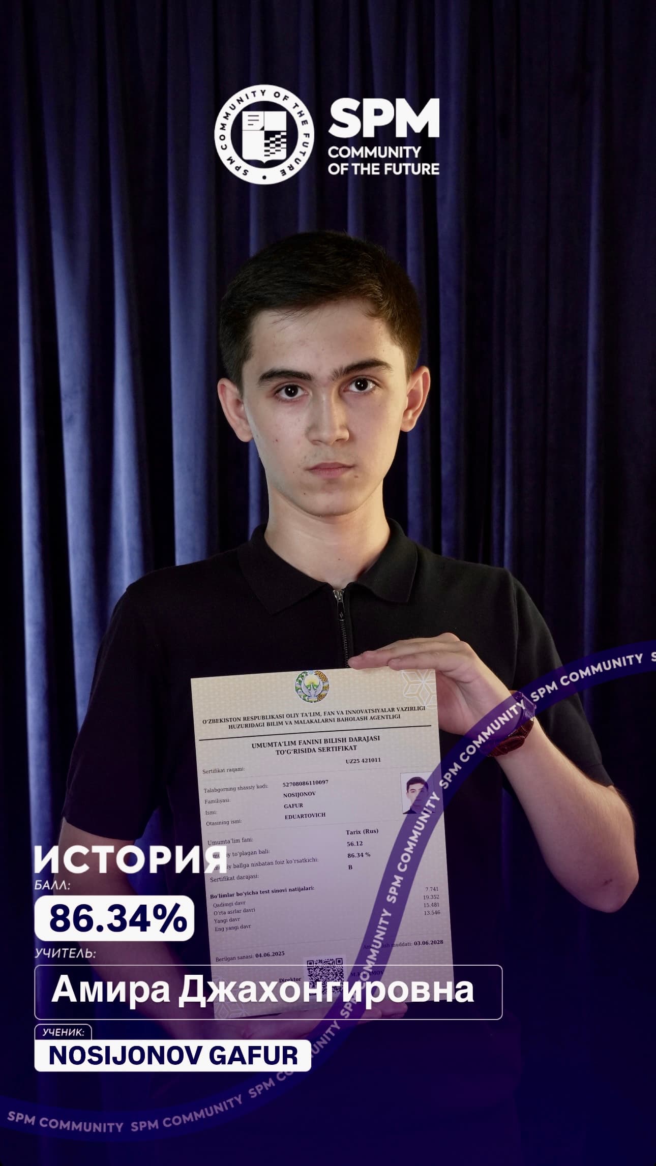 Bekzod Xolmirzayev